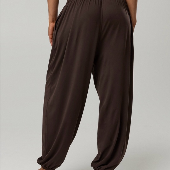 Offline By Aerie The Hugger Go With The Flow Brown Baggy Jogger Pants Size L - Picture 3 of 7
